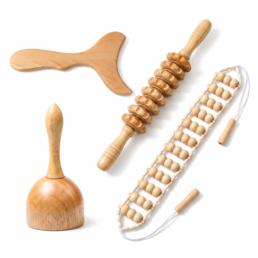 Wooden Lymphatic Drainage Set